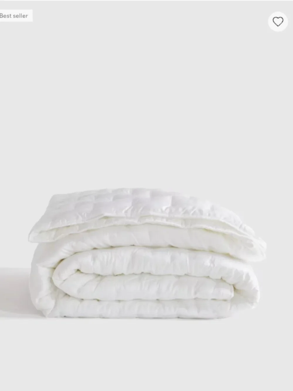 Quince Bamboo Dream Quilt – Full/Queen – White – No Shams